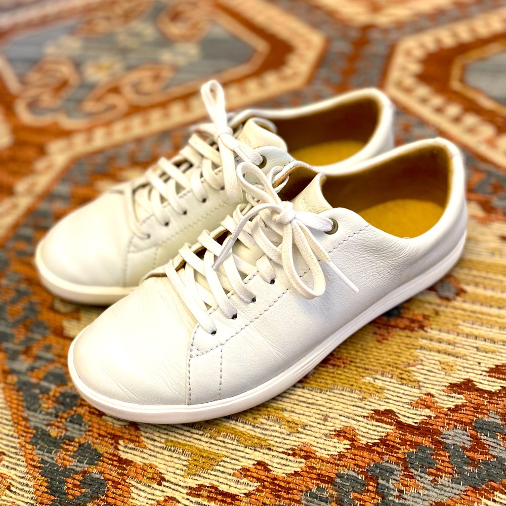 RESERVED Cole Haan GrandØS White Leather Crosscourt Sneaker in White Leather